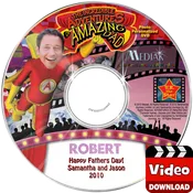 Amazing Dad Personalized Kid's Photo Digital MP4