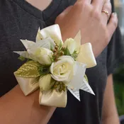 Ivory Wrist Corsage