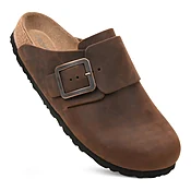 Dakota Supportive Leather Clogs