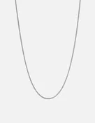 1.3mm Cuban Curb Chain Necklace, Sterling Silver