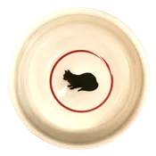 cameo cat bowl