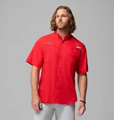Men's Collegiate PFG Tamiami Short Sleeve Shirt - Georgia