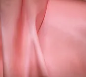 100% silk satin-face organza, coral pink - $29/yd