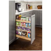5″ No Wiggle Base Cabinet Pullout Spice Rack