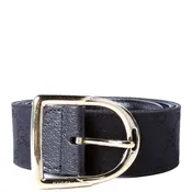 13844 GG Canvas Belt Size 75/30 Black