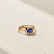 Aurum Octagonal Sapphire Ring