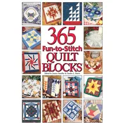 365 Fun-to-Stitch Quilt Blocks Pattern Book - Digital Download