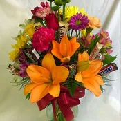 Mixed Bouquet With Candy