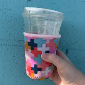Cross Quilt Coffee Cup Sleeve - Kingfolk Co.