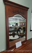 Cherry Wood Framed Beveled Wall Mirror...by Ethan Allen