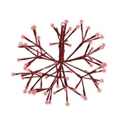 12" Twinkle Shimmering Spheres (Red Wrap)