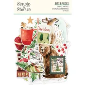 Simple Vintage Evergreen Memories Bits And Pieces by Simple Stories
