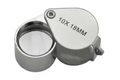10x Jeweler’s Loupe – 18mm Chrome Round Body