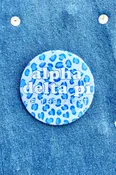 ADP Leopard Greek Gameday Button