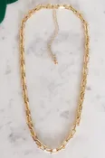 15" U Link Chain Necklace with Extender