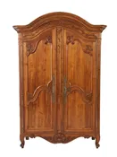 18th Century French Carved Armoire