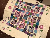 Little Sister’s Quilt Owl Themed Baby Quilt Pattern PDF