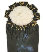 RAW Single Garter Base 6.5″ Black – Gold