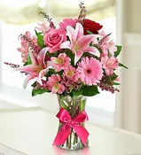 Pink and Red Mix Vase
