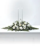 1-4-11 Elegant Flower and Candles Centerpiece