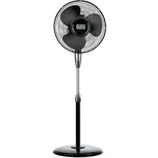 Black+Decker 16-Inch Adjustable Tilt and 90-Degree Oscillating Stand Fan with Remote Control Three-Speed Settings