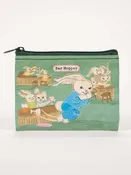 BAR HOPPER COIN PURSE - BLUE Q
