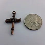 Bronze Brown Nails Cross (5 Pieces)