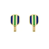 Acrylic Stripe Pickleball Studs