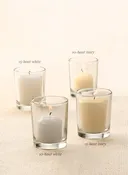 10-Hour White Votive, Set of 36