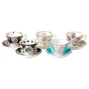 100 Years of Royal Albert 1900-1940 5-Piece Teacup & Saucer Set by Royal Albert