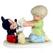Boy Giving Mickey Mouse Present - Disney and Me Figurine, 4004003