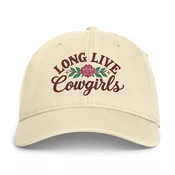 Long Live Cowgirls Embroidered Cap