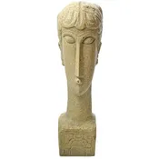 Abstract Female Head By Modigliani