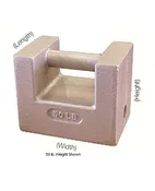 Class F Cast Iron 25 lb. Test Weight