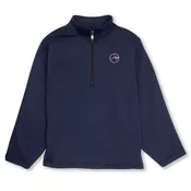 1/4-Zip Performance Fleece Pullover with embroidered logo [DE005-6133/SGD-NAVY]