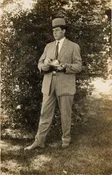 MAN WITH VIOLIN.