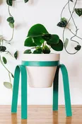 Metal Plant Stand with Pot