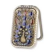 80204 Peacock Compact Mirror