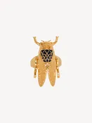 Bague Insect en laiton et émail