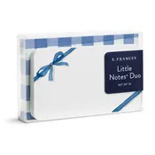 E. Frances Paper - Blue Bow Little Notes® Duo Set – Mini Notecards & Envelopes