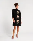 Annie Dress - Heirloom Floral Black