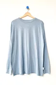 Haze Linen Blend Tee Moonbeam