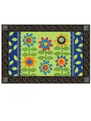 Blue and Green Leaf MatMate
