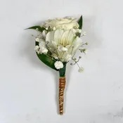 Elegant Ivory Boutonniere