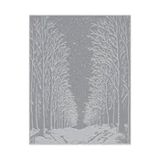 Hero Arts - HP101 Snowy Night Letterpress + Foil Plate