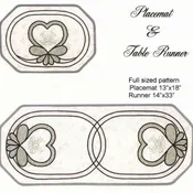 Place Mat & Table Runner Paper Patterns