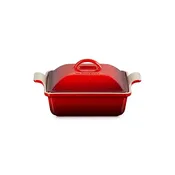 Le Creuset Heritage Square Casserole - 2.5 qt - Cerise