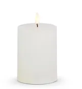 3x4” white pillar Candle