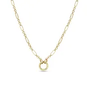 14k Paperclip Enhancer Necklace