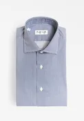 Navy Square Pattern Shirt